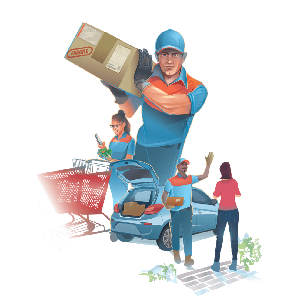 Point Pickup MiddleMile And LastMile SameDay Delivery Solutions